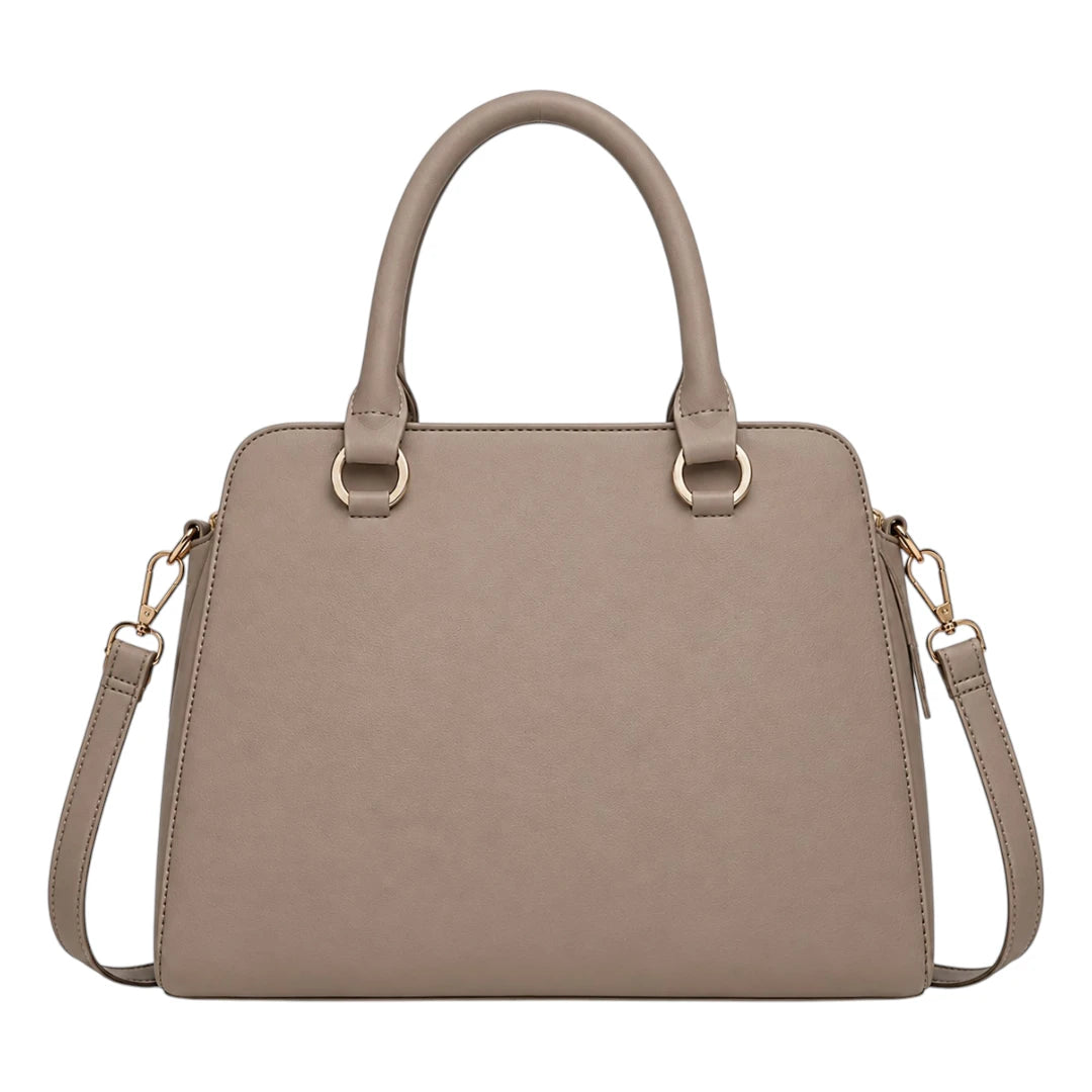 Arelzi Taupe Women’s Satchel Handbag
