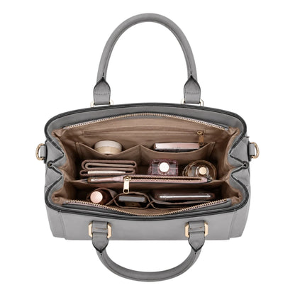 Arelzi Grey Refined Charm Women’s Satchel Handbag