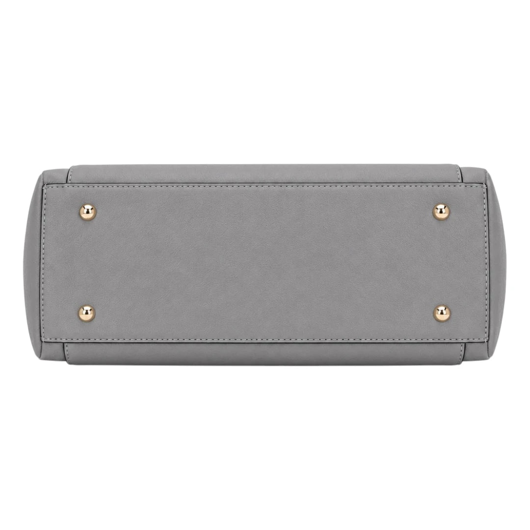 Arelzi Grey Refined Charm Women’s Satchel Handbag