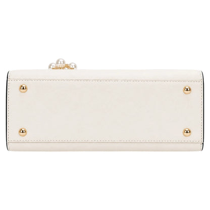 Arelzi Ivory Pearl Accent Women’s Satchel Handbag