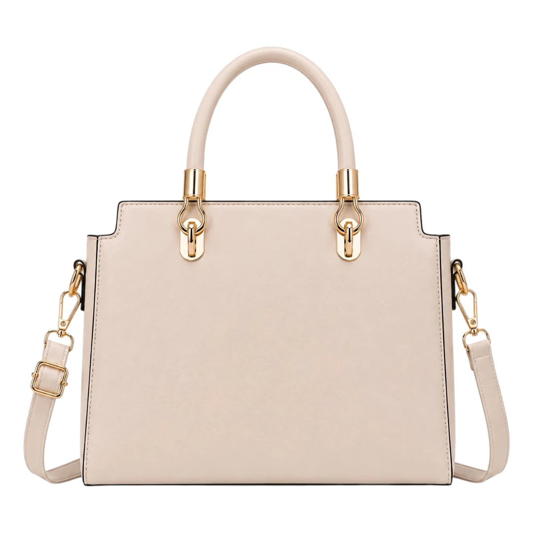 Arelzi Modern Beige Women’s Satchel Handbag