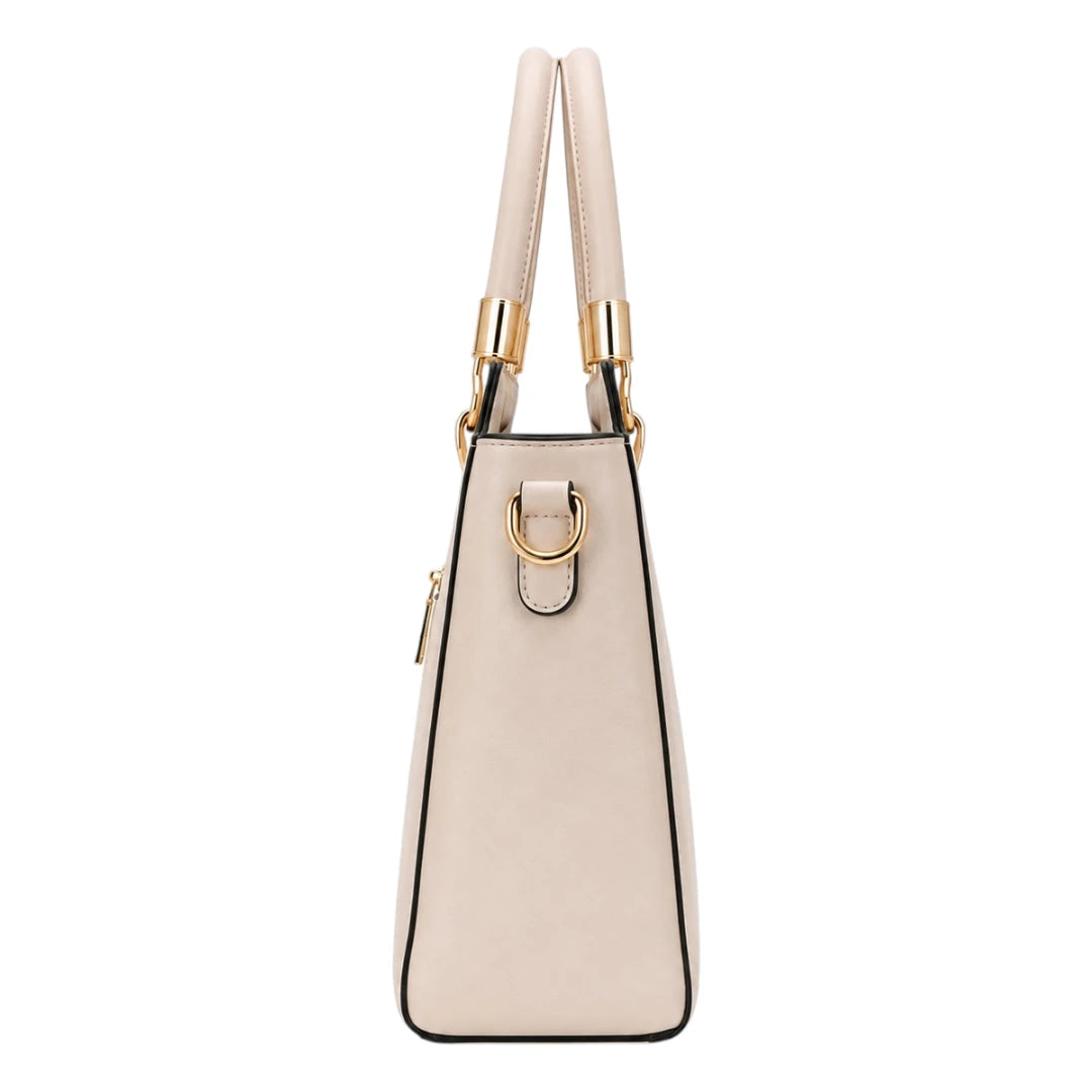 Arelzi Modern Beige Women’s Satchel Handbag