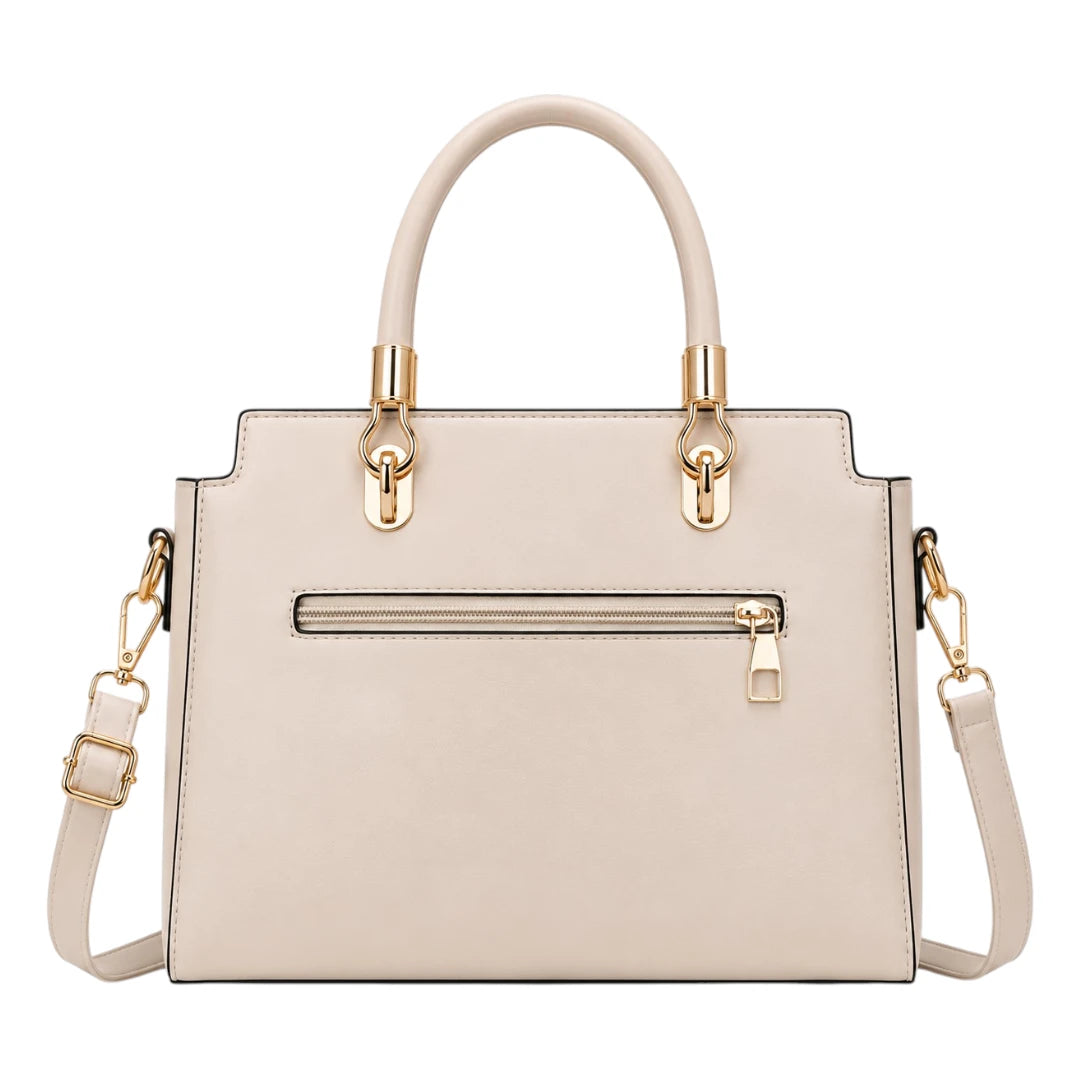 Arelzi Modern Beige Women’s Satchel Handbag
