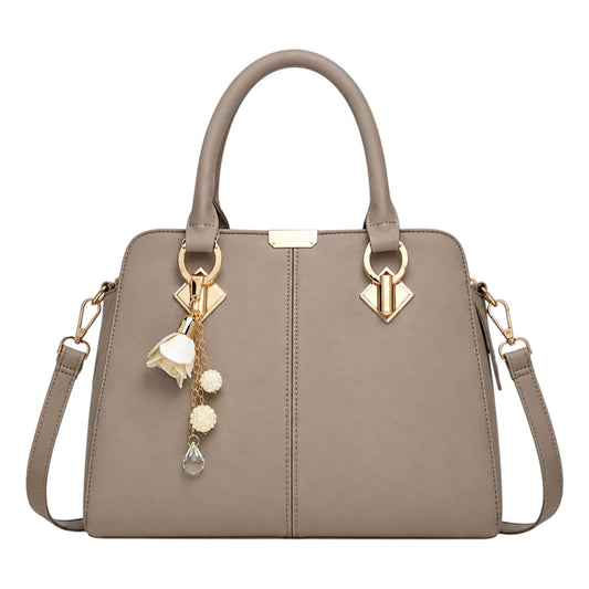 Arelzi Taupe Women’s Satchel Handbag